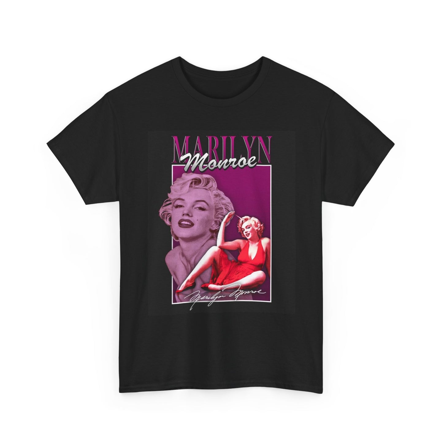 Marilyn Monroe Graphic T Shirt Vintage Cali Retro Unisex Heavy Cotton Tee