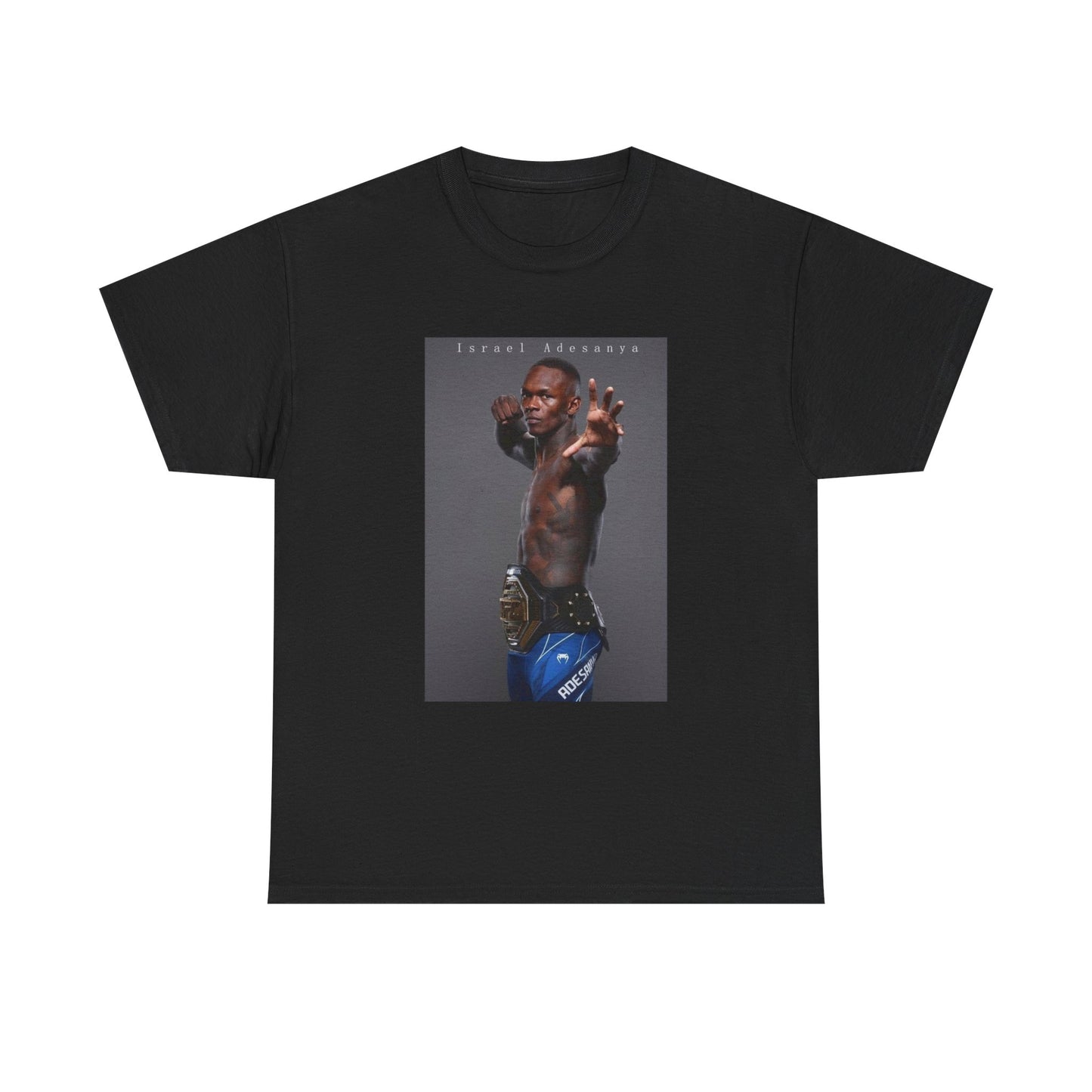 Israel Adesanya Tshirt MMA UFC Merch Champ Graphic Unisex Heavy Cotton Tee