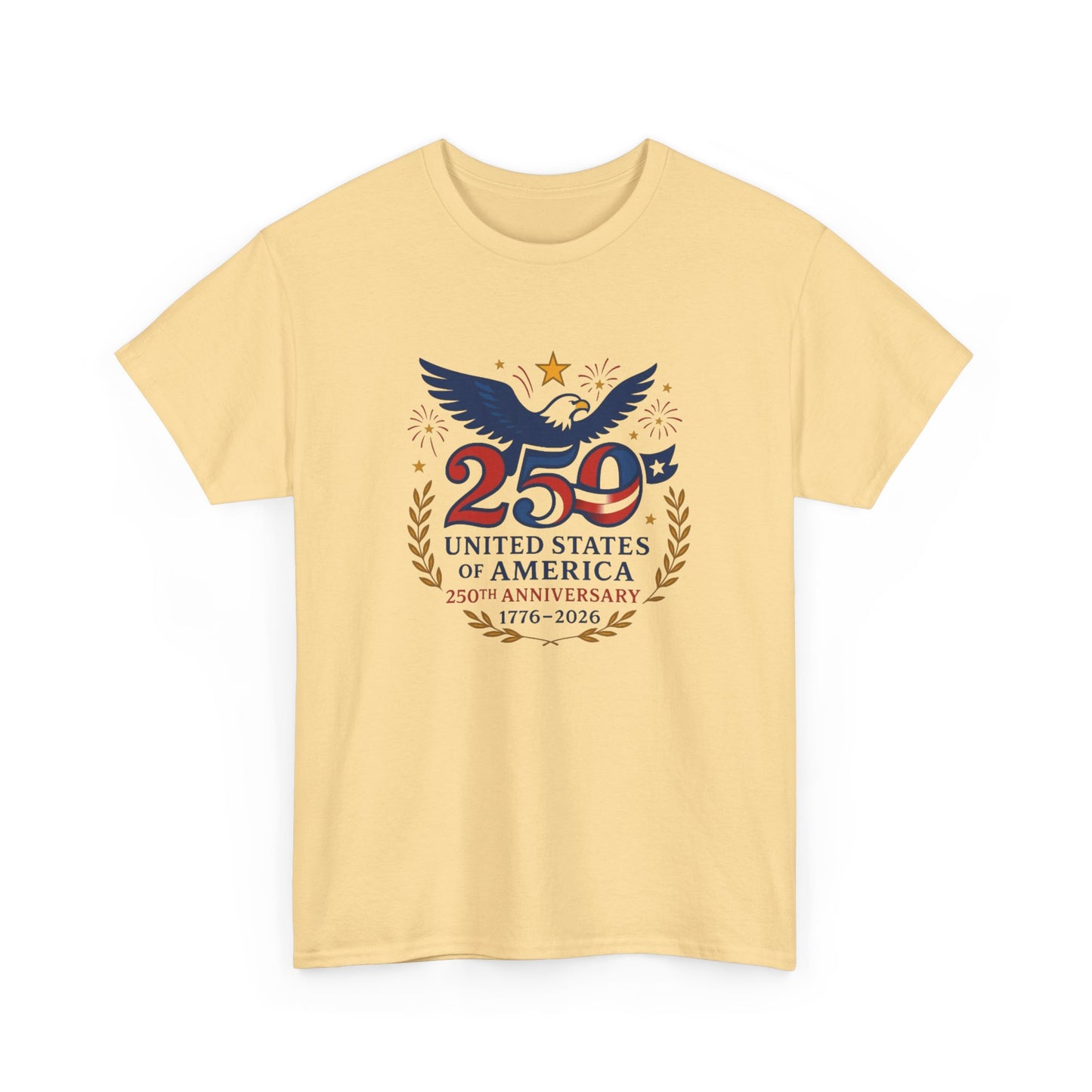 USA American 250th Anniversary Graphic T Shirt Adult New Tee