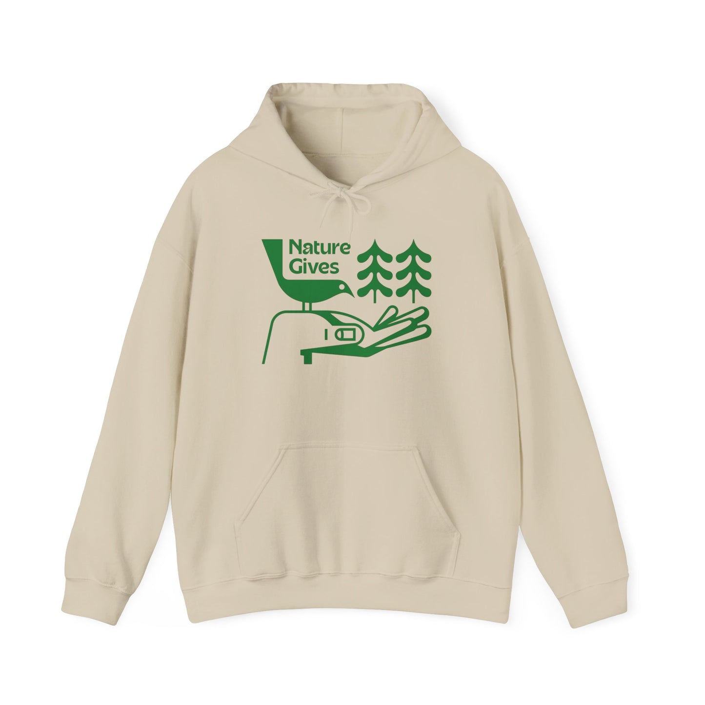 Nature Gives Graphic Hoodie Unisex Heavy Blend™ Hooded Sweatshirt