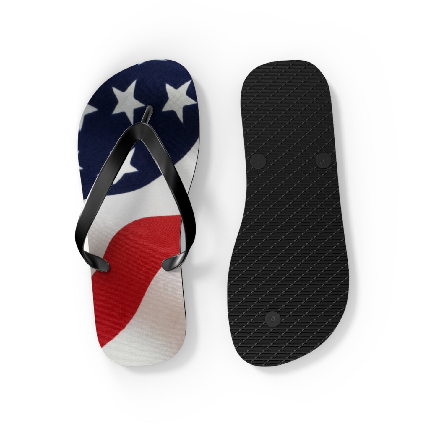 American Flag Beach Sandals, Slides for Summer, Flip Flops, Water Resistant