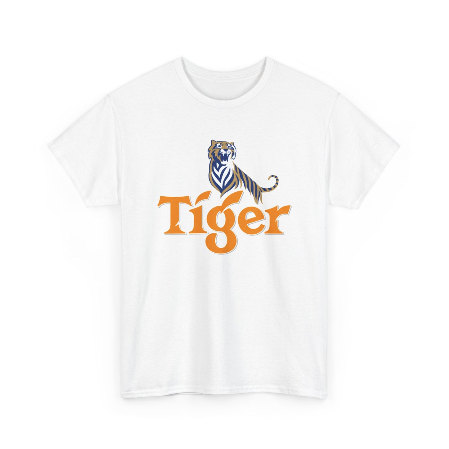 Tiger Beer Graphic T Shirt Vintage Unisex Heavy Cotton Tee