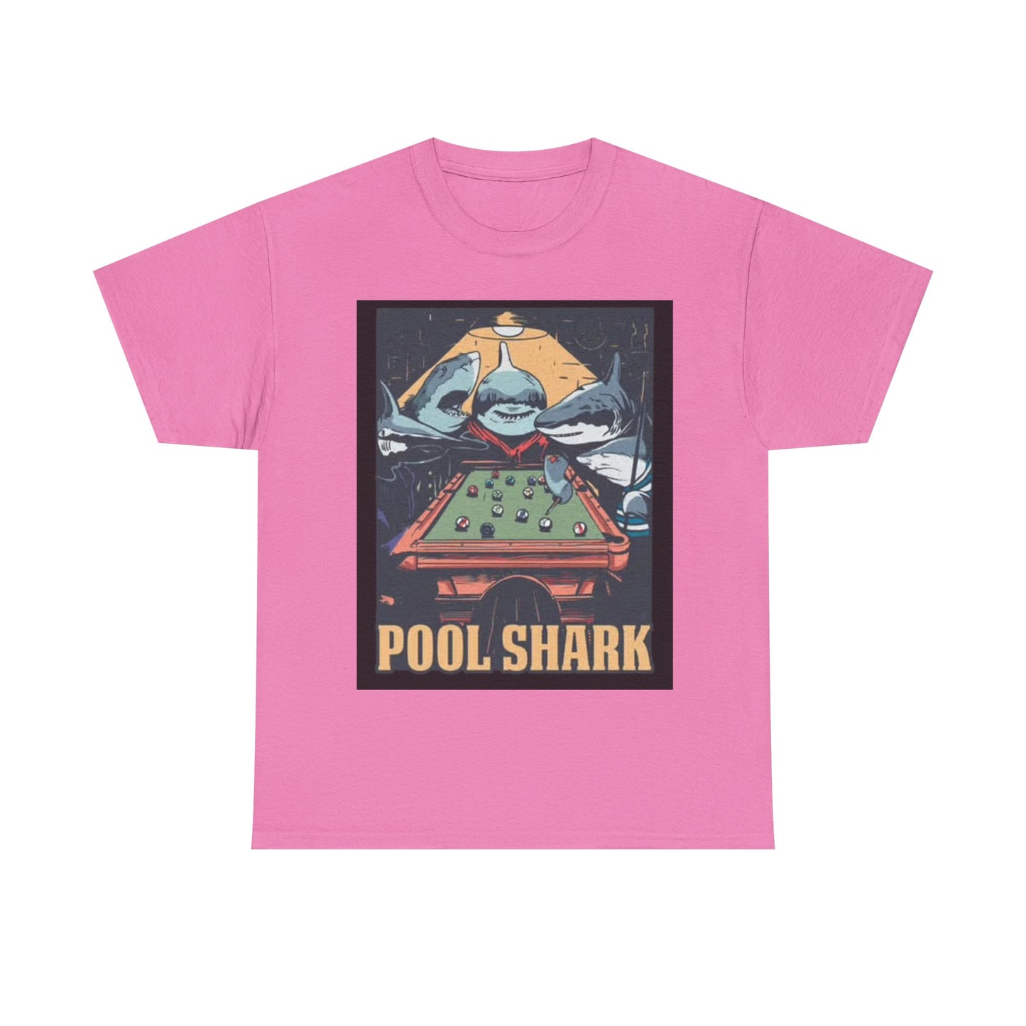 Pool Shark T Shirt Retro Funny Graphic T Vintage Pool Hall Rogan Unisex