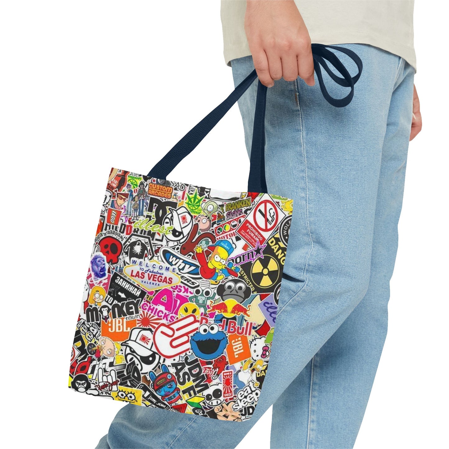 Skate Stickers All Over Print BRAND NEW Purse, Pocketbook,Travel Tote Bag