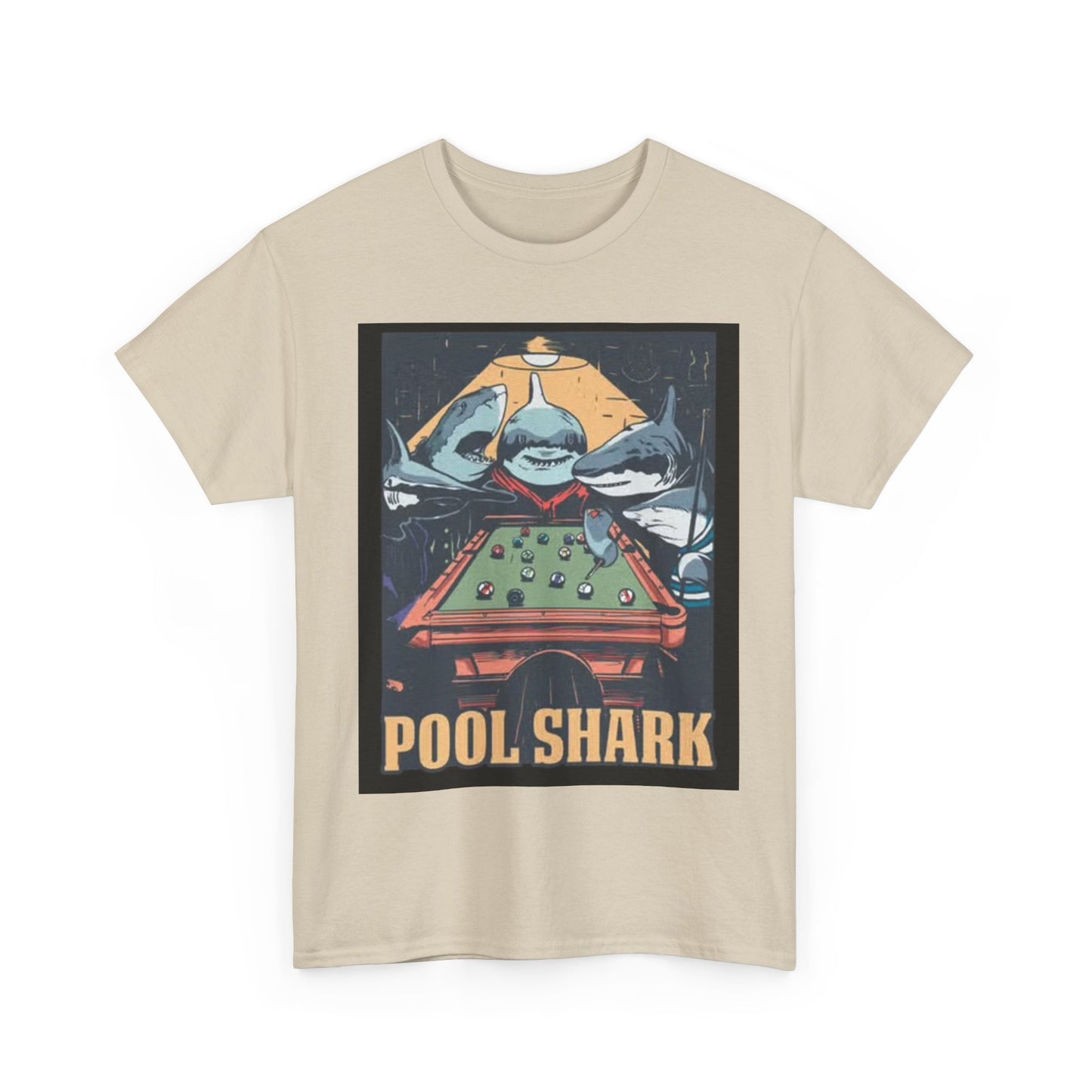 Pool Shark T Shirt Retro Funny Graphic T Vintage Pool Hall Rogan Unisex