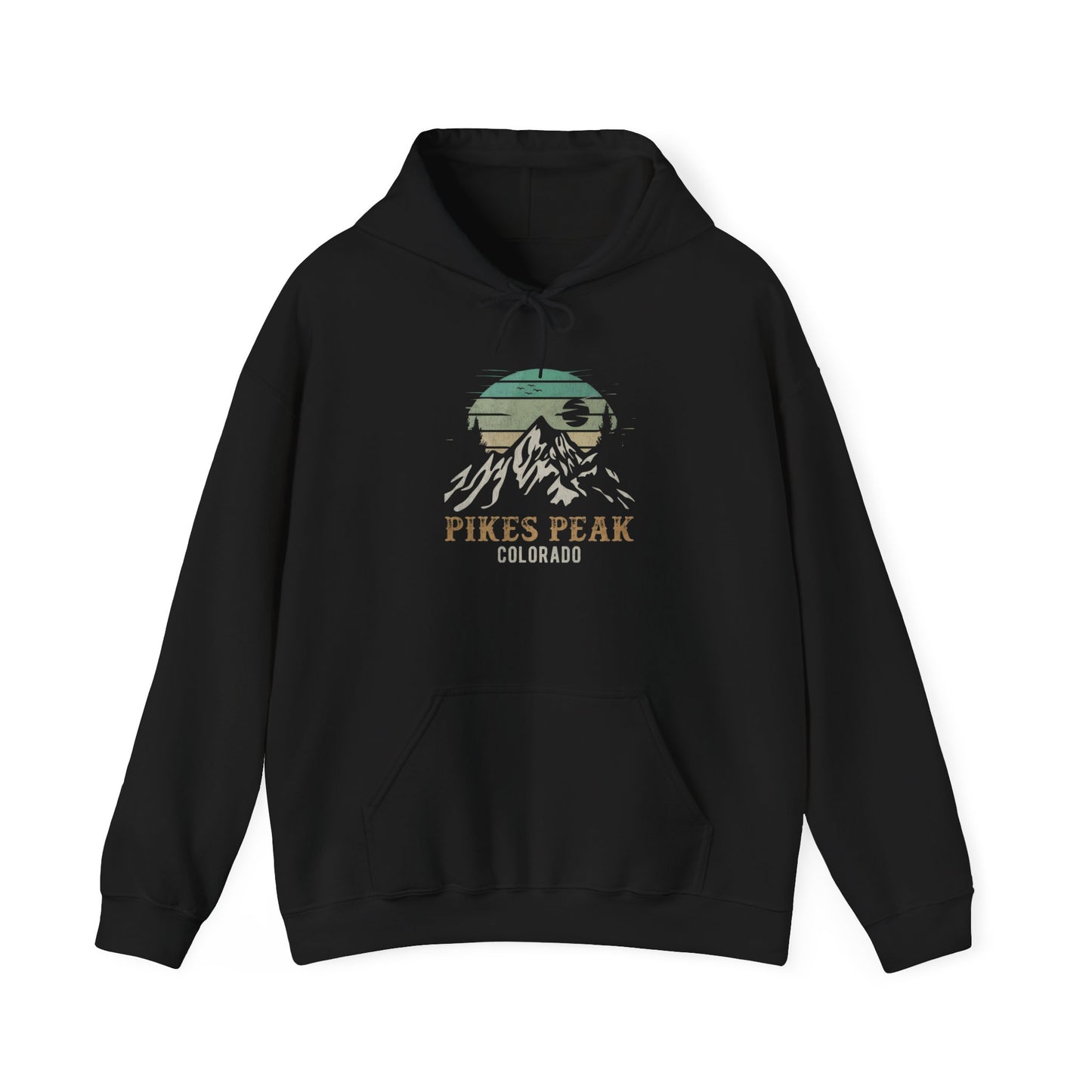 Pikes Peak Colorado Graphic Hoodie Heavy Blend™ Hooded Sweatshirt