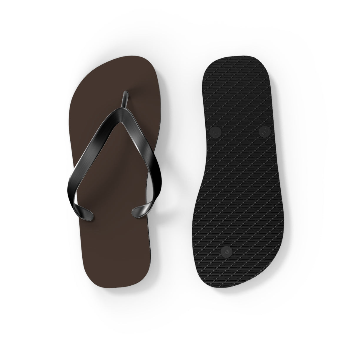 Dark Brown neutral Flip Flops, Sandals Slides, Summer Footwear, Brand New