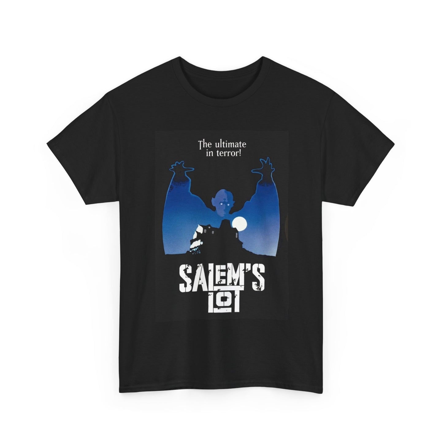 Salems Lot Movie Poster T shirt Vintage Stephen King Horror Book Unisex