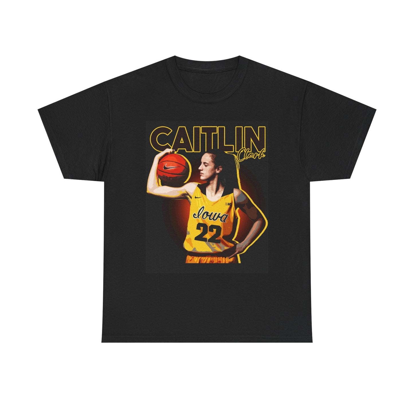Caitlin Clark Basketball Graphic T Shirt Unisex Cotton Tee
