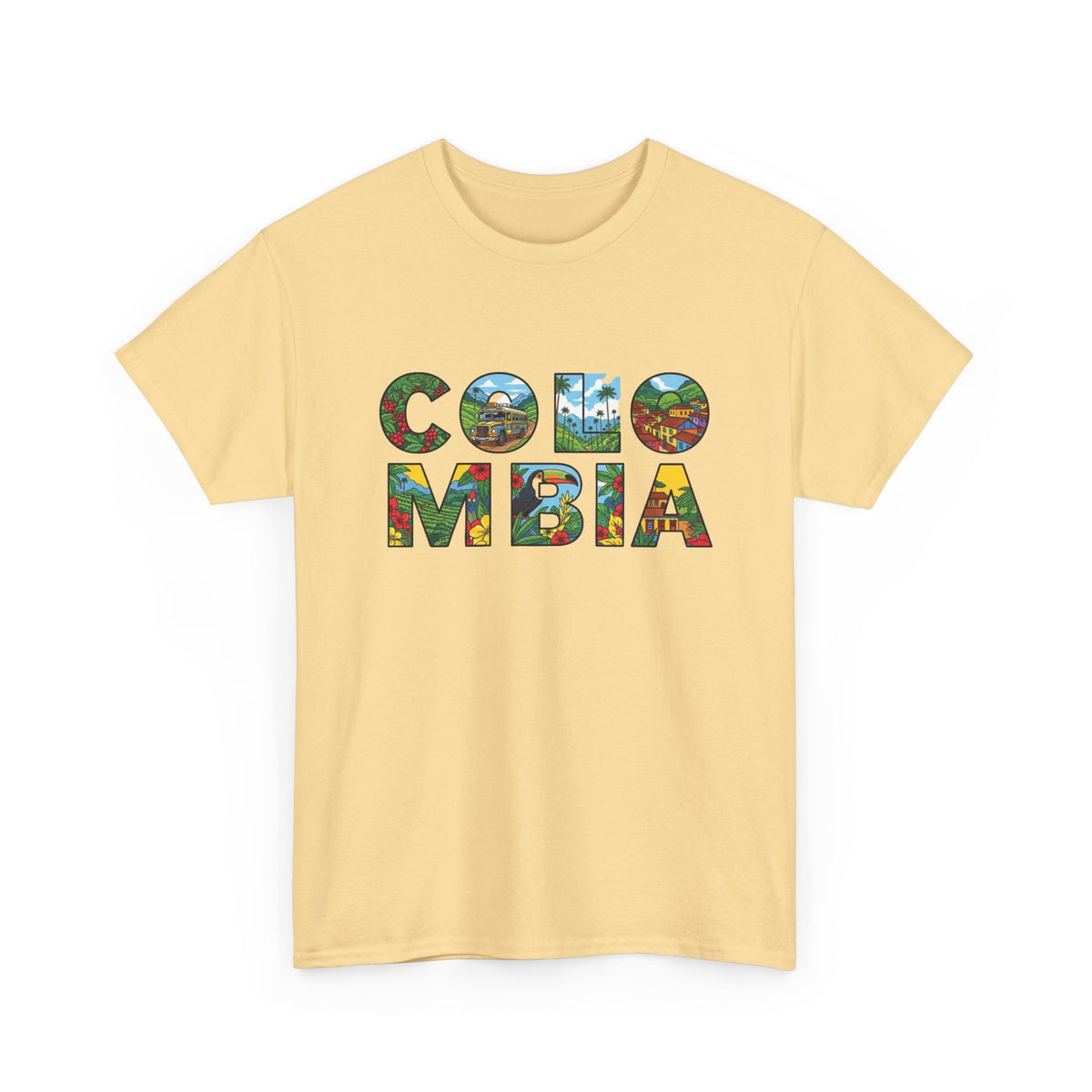 Columbia Graphic T Shirt Men's Travel Heavy Cotton Tee