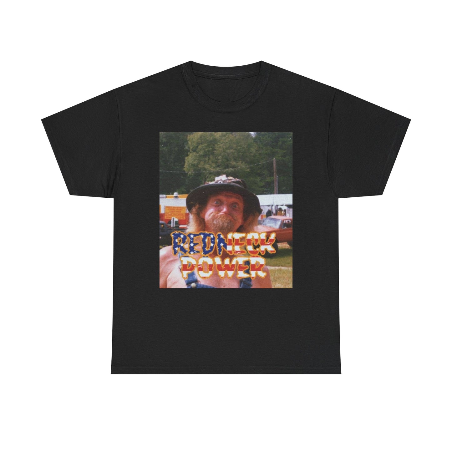 Redneck Power Funny Graphic T Shirt NEW Unisex Heavy Cotton Tee