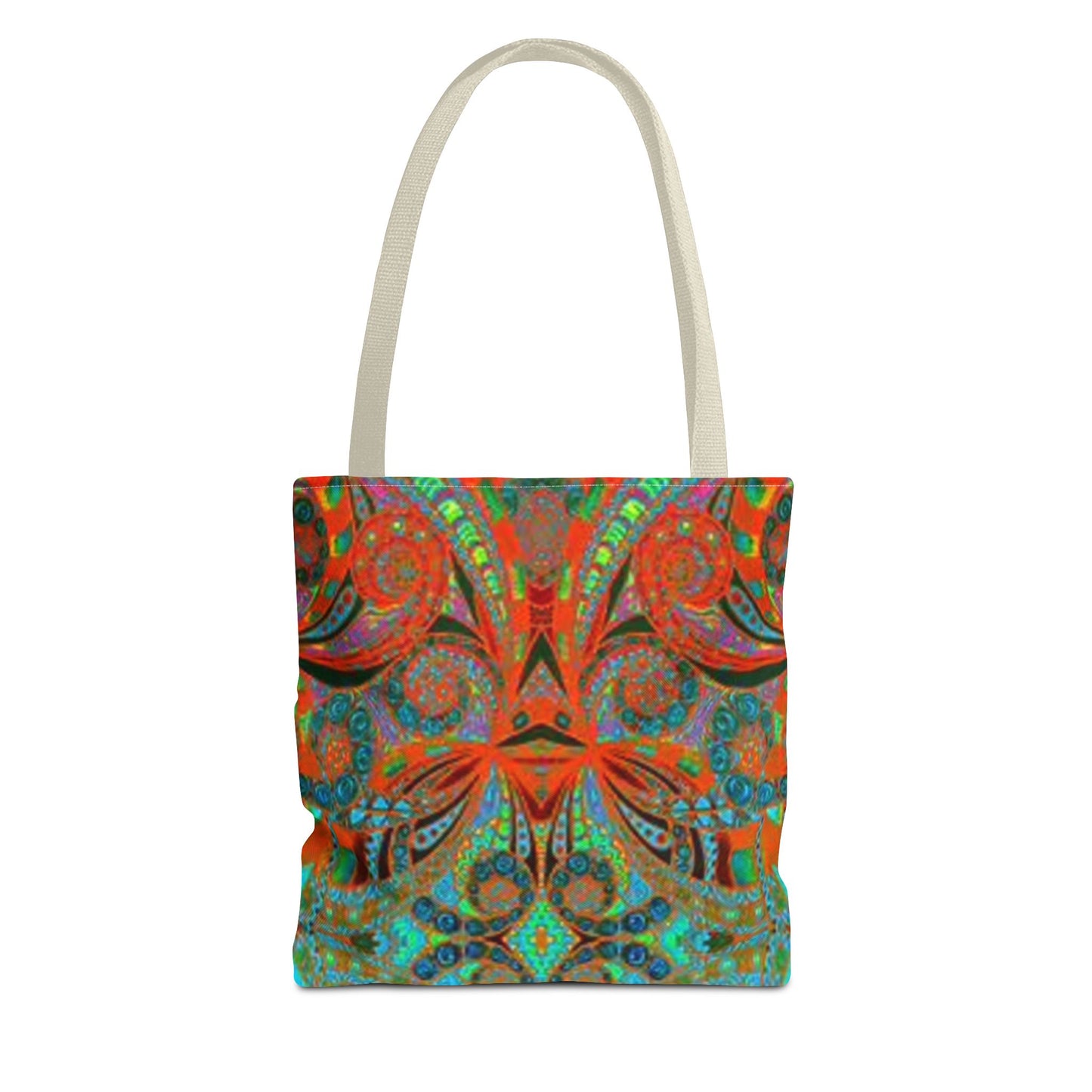 Orange And Green Multi Color BRAND NEW MODERN Tote Bag (AOP)