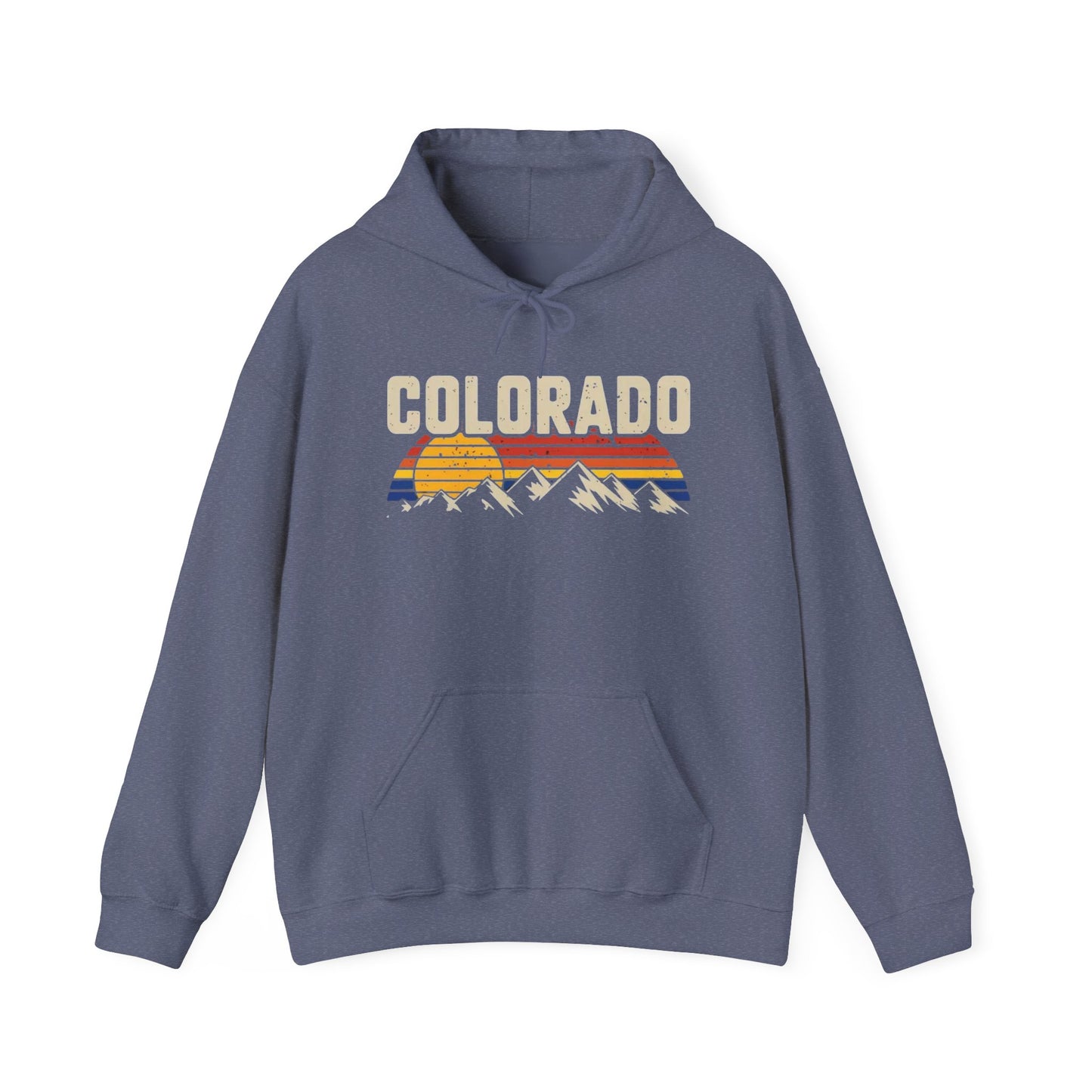 Colorado Rocky Mountains Graphic Hoodie Unisex Heavy Blend™ Hooded Sweatshirt