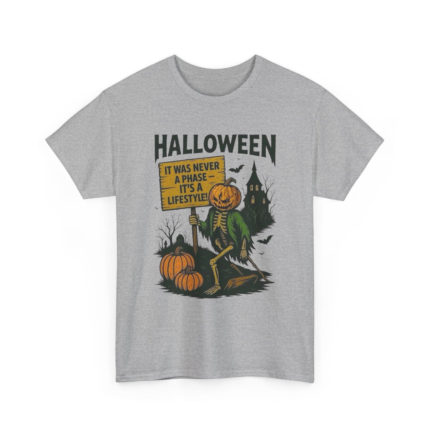 Funny Halloween Graphic T Shirt Heavy Cotton Tee NEW ADULT UNISEX