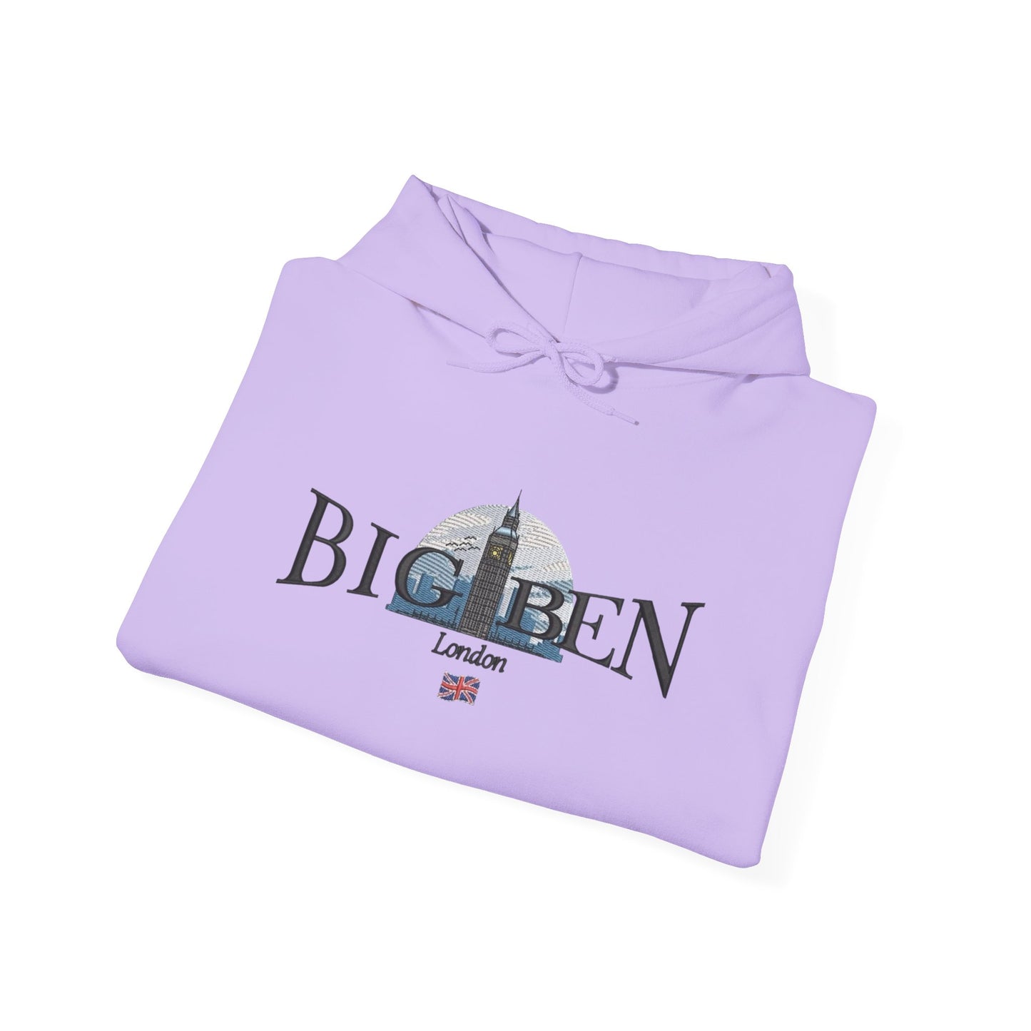 Big Ben London Graphic Hoodie Heavy Blend Sweatshirt NEW