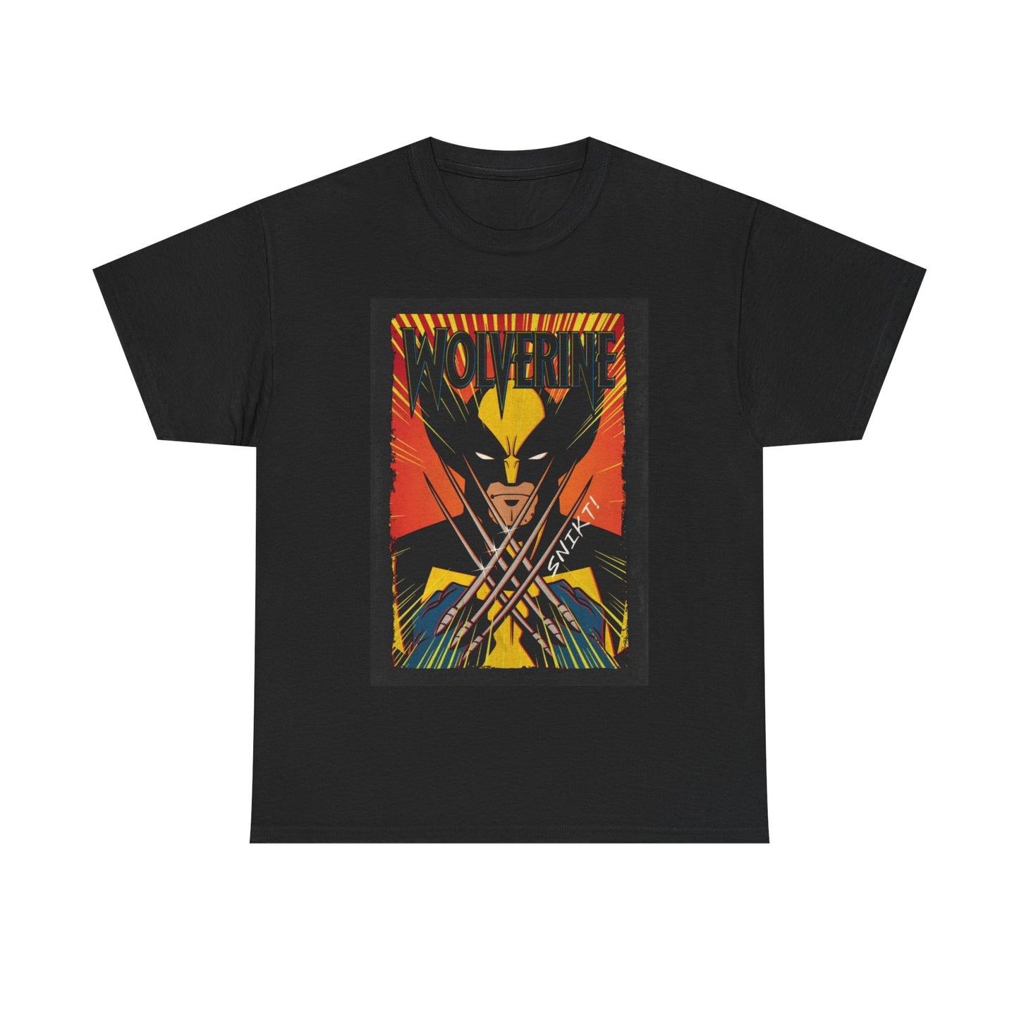 Wolverine Tshirt Vintage xmen Graphic Comic Book retro  Unisex Heavy Cotton Tee