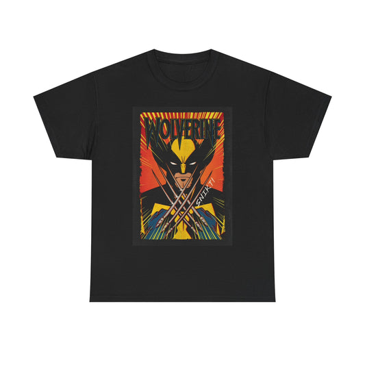 Wolverine Tshirt Vintage xmen Graphic Comic Book retro  Unisex Heavy Cotton Tee