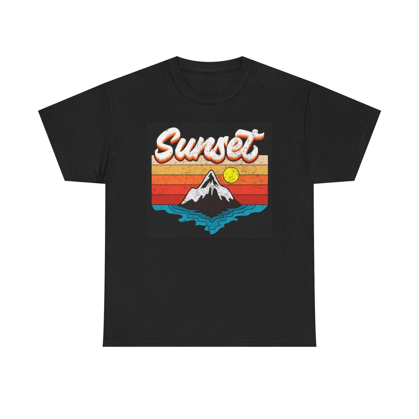 Sunset Graphic T Shirt Brand New Cotton Tee