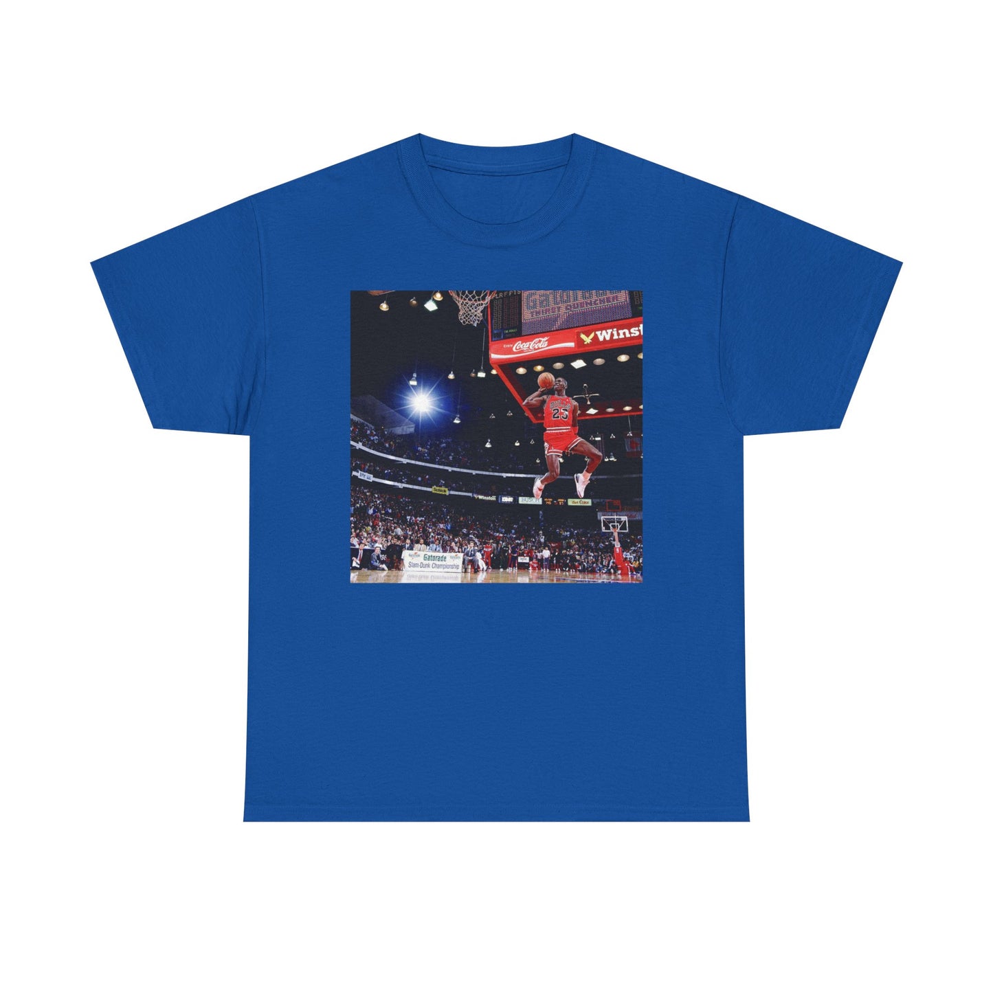 Michael Jordan Graphic T Shirt Retro Dunk Contest Unisex Heavy Cotton Tee