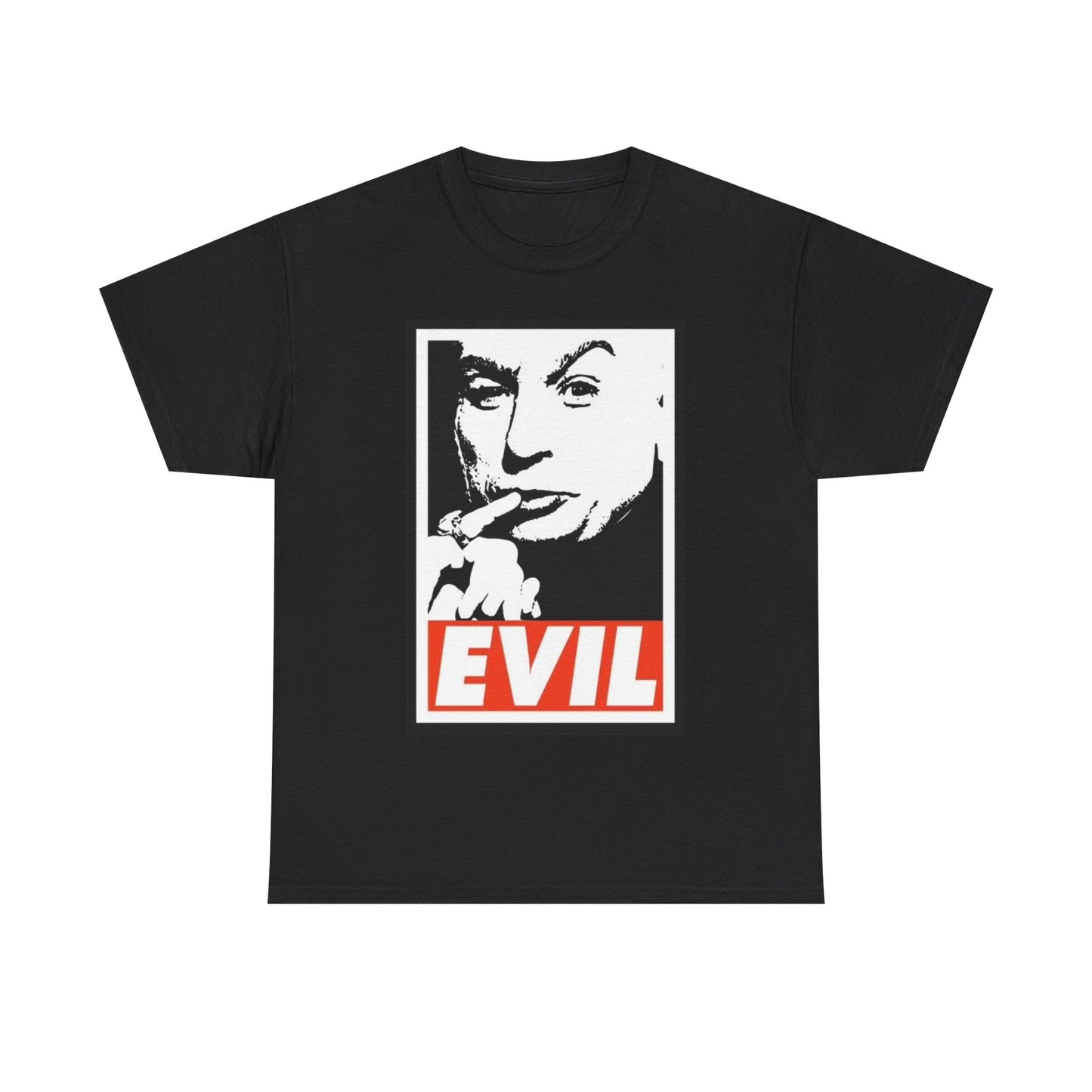 Dr Evil Tshirt Austin Powers Funny Graphic graphic Unisex Heavy Cotton Tee 90s