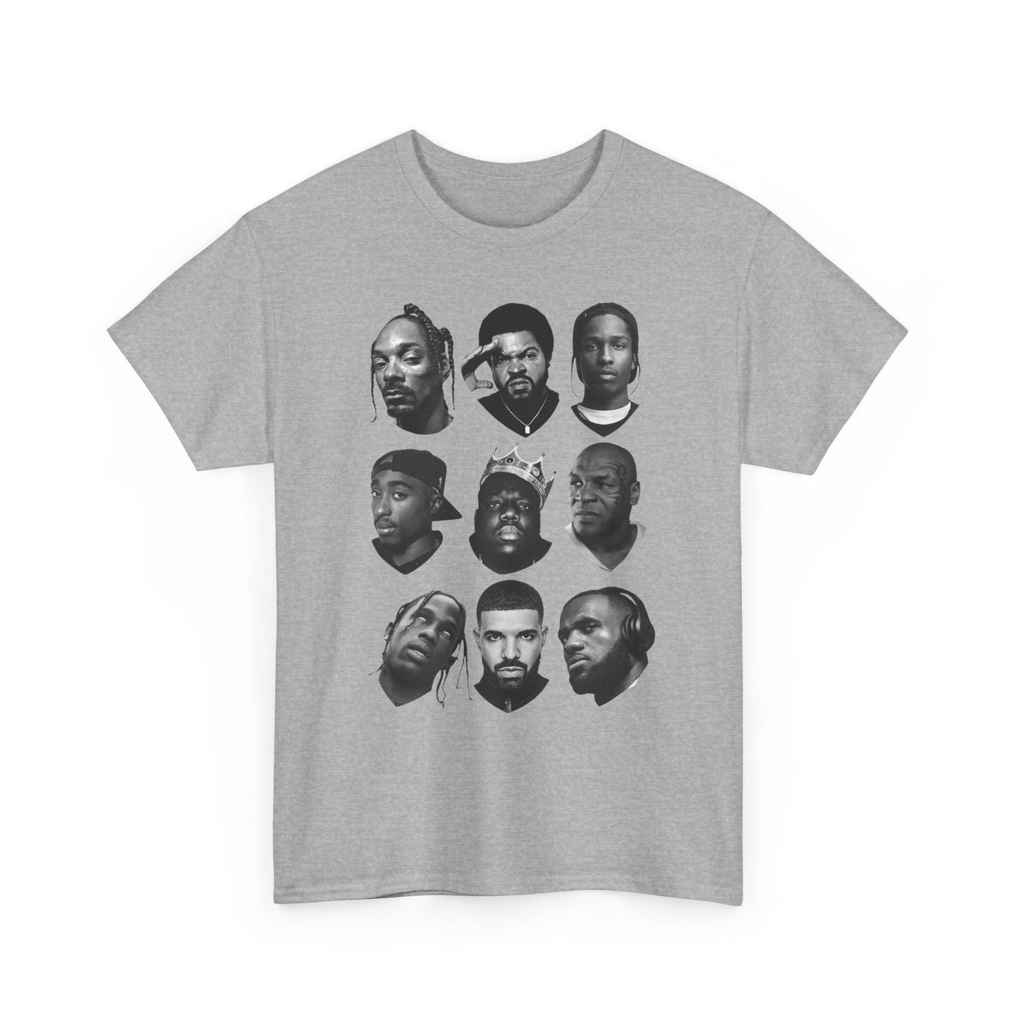 Hip Hop Legends Rap Vintage Graphic T Shirt NEW Unisex Heavy Cotton Tee