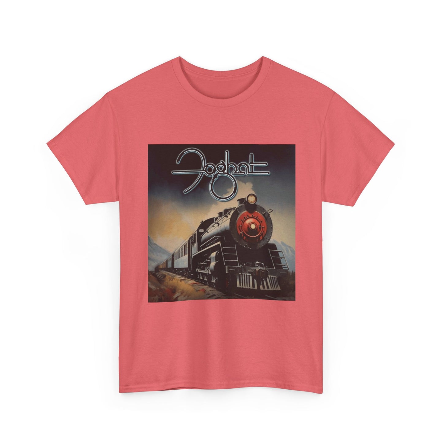 FogHat Tshirt Vintage Rock Poster Retro 70s Woodstock Unisex Heavy Cotton Tee q