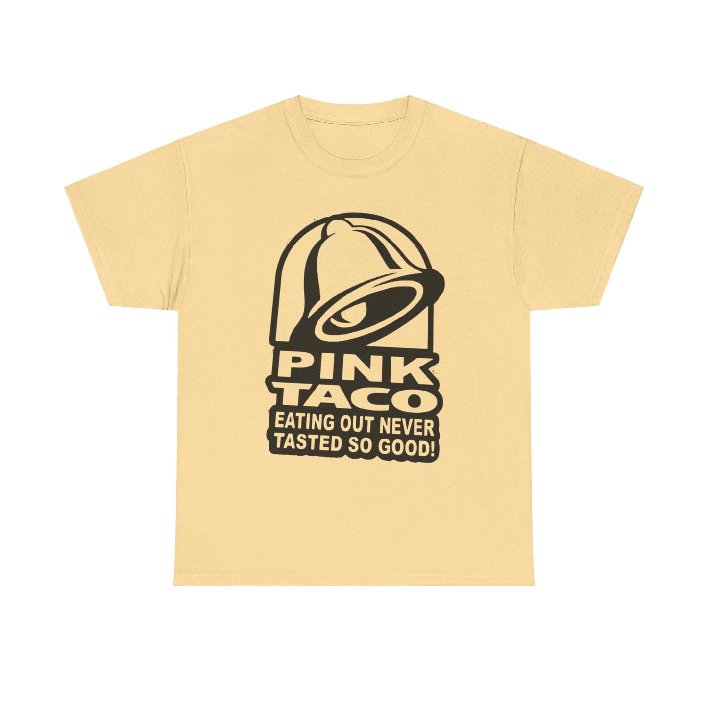 Pink Taco Funny Sex Jokes Graphic T Shirt S-5XL NEW Unisex Heavy Cotton Tee