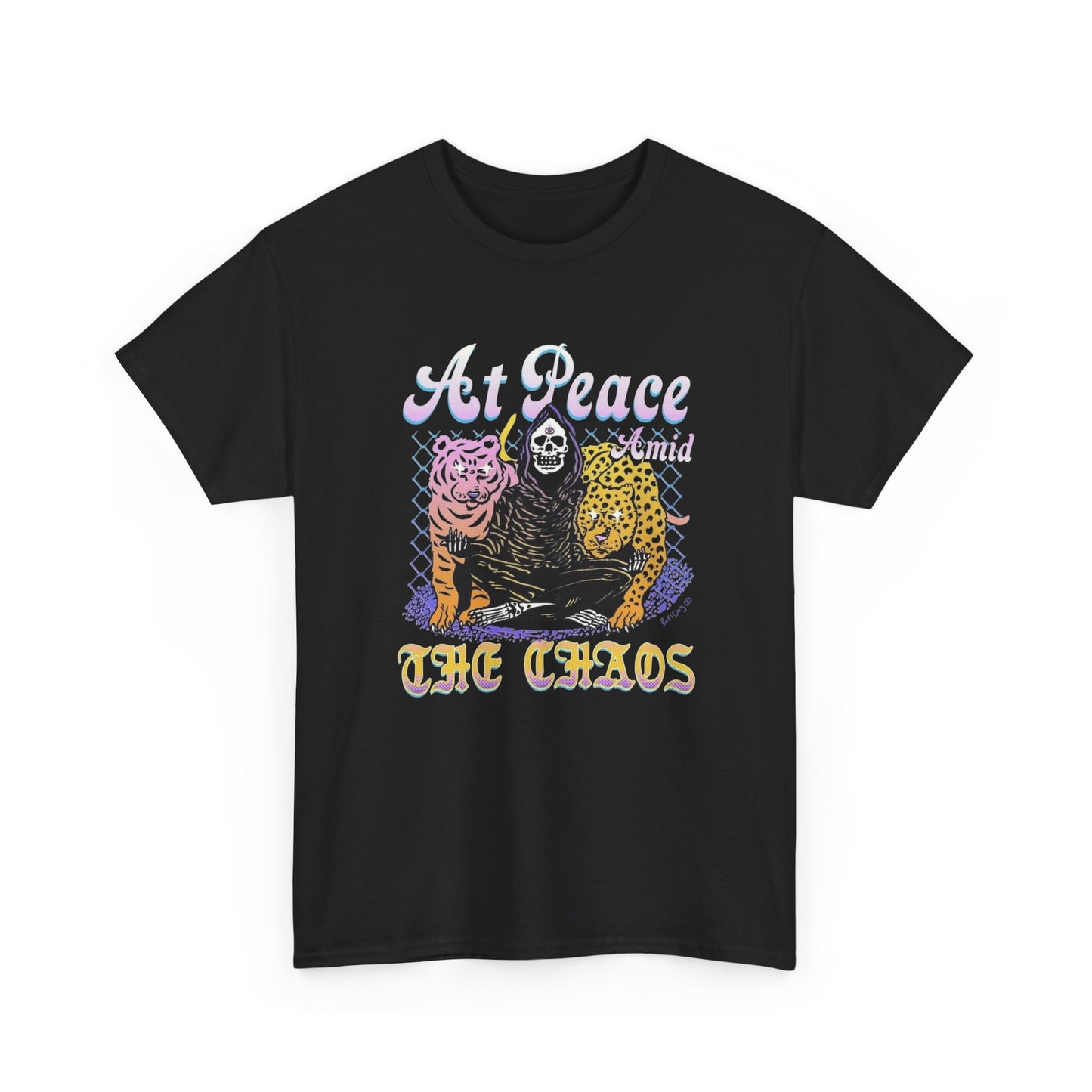 At Peace Amid The Chaos Graphic T Shirt NEW ADULT Tee
