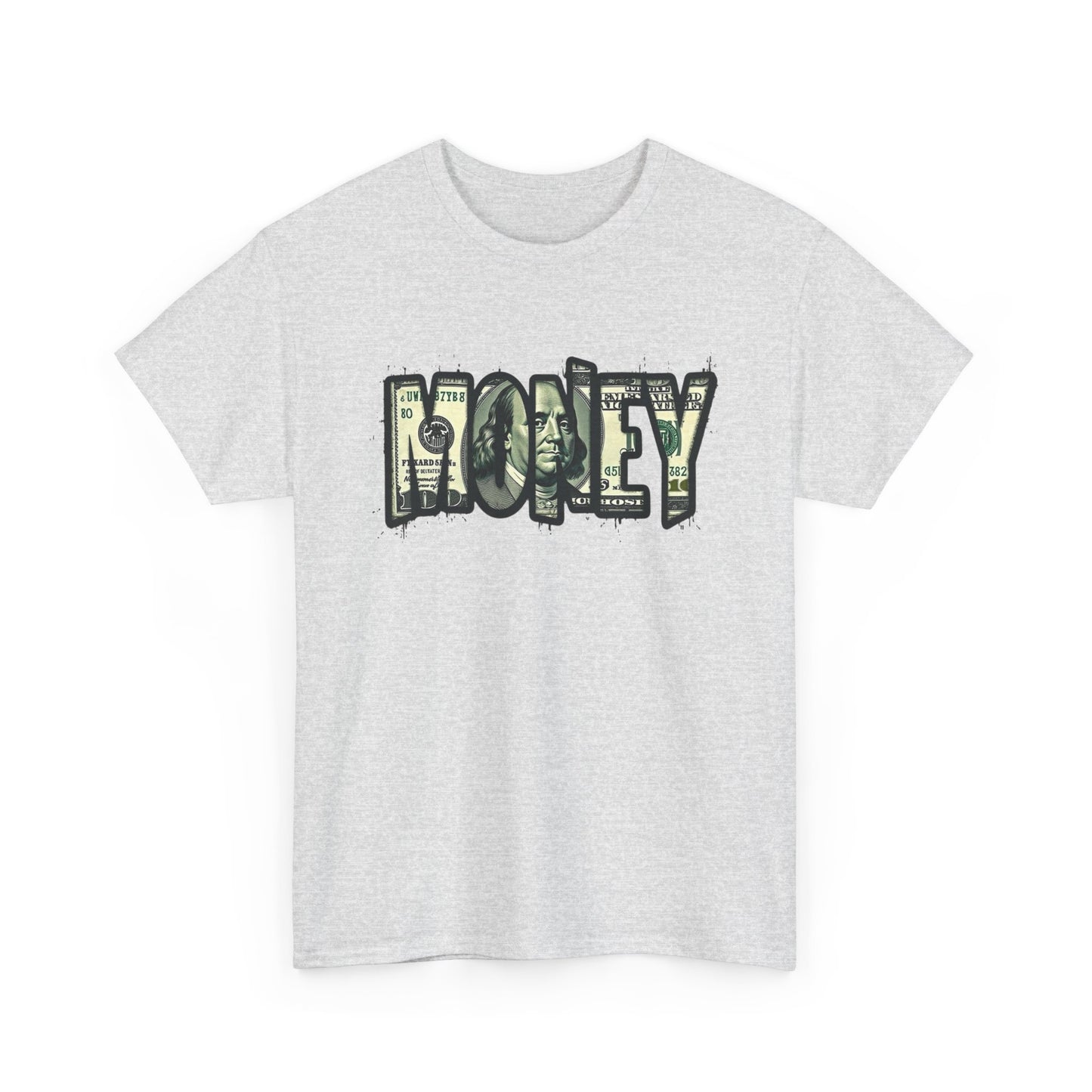 Money T Shirt Graphic Unisex Heavy Cotton Tee NEW GIFT