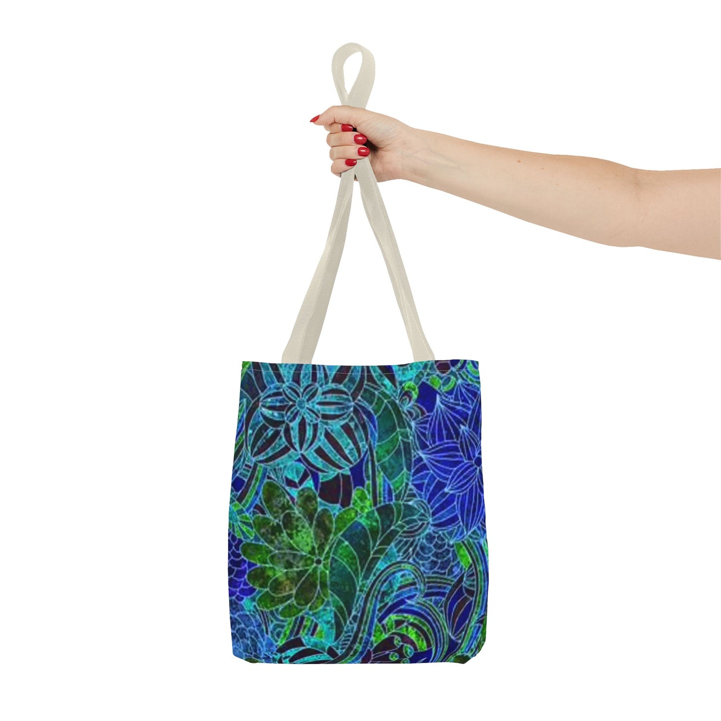Blue And Green Multi Color BRAND NEW MODERN Tote Bag (AOP)