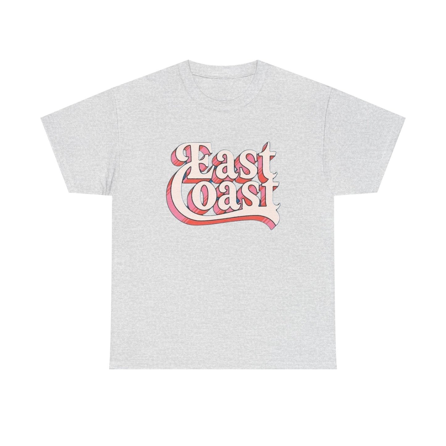 East Coast Graphic T-Shirt Unisex Heavy Cotton Tee Gift NEW