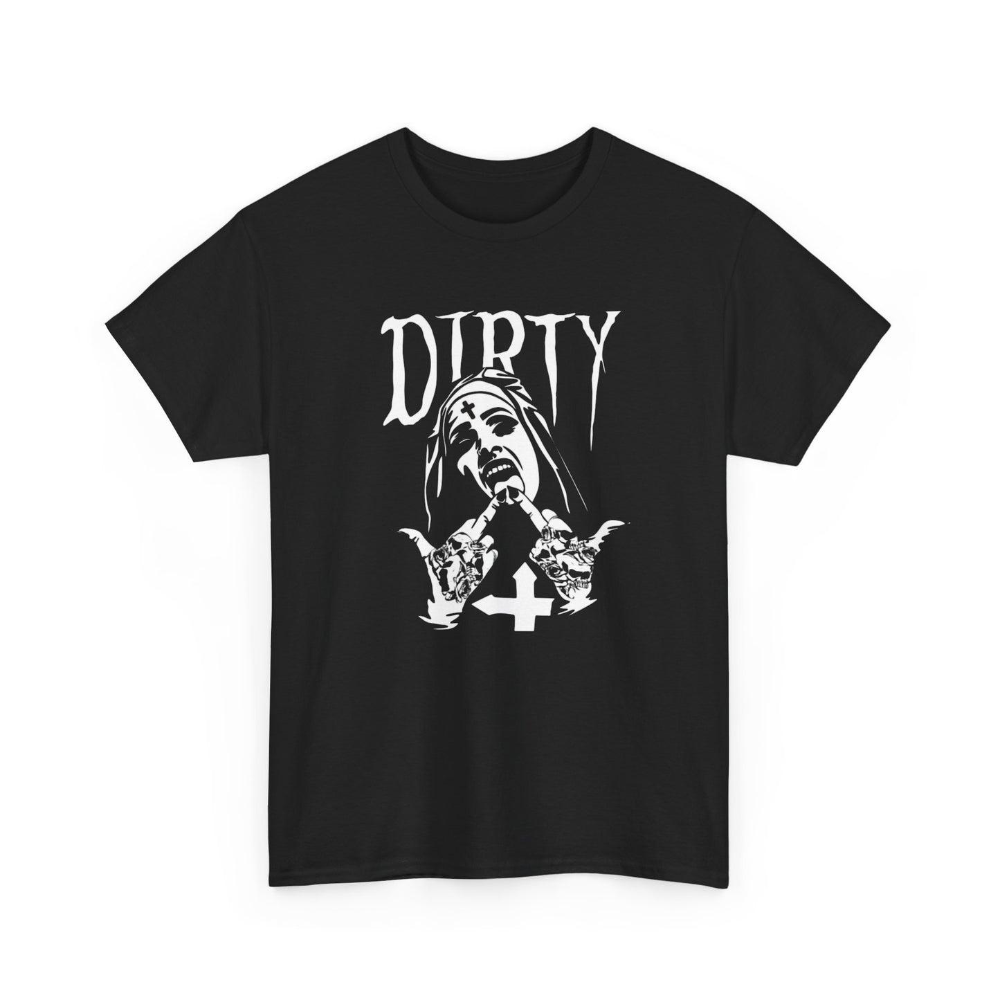 Dirty Girl Street Wear Graphic T Shirt Unisex Heavy Cotton Tee