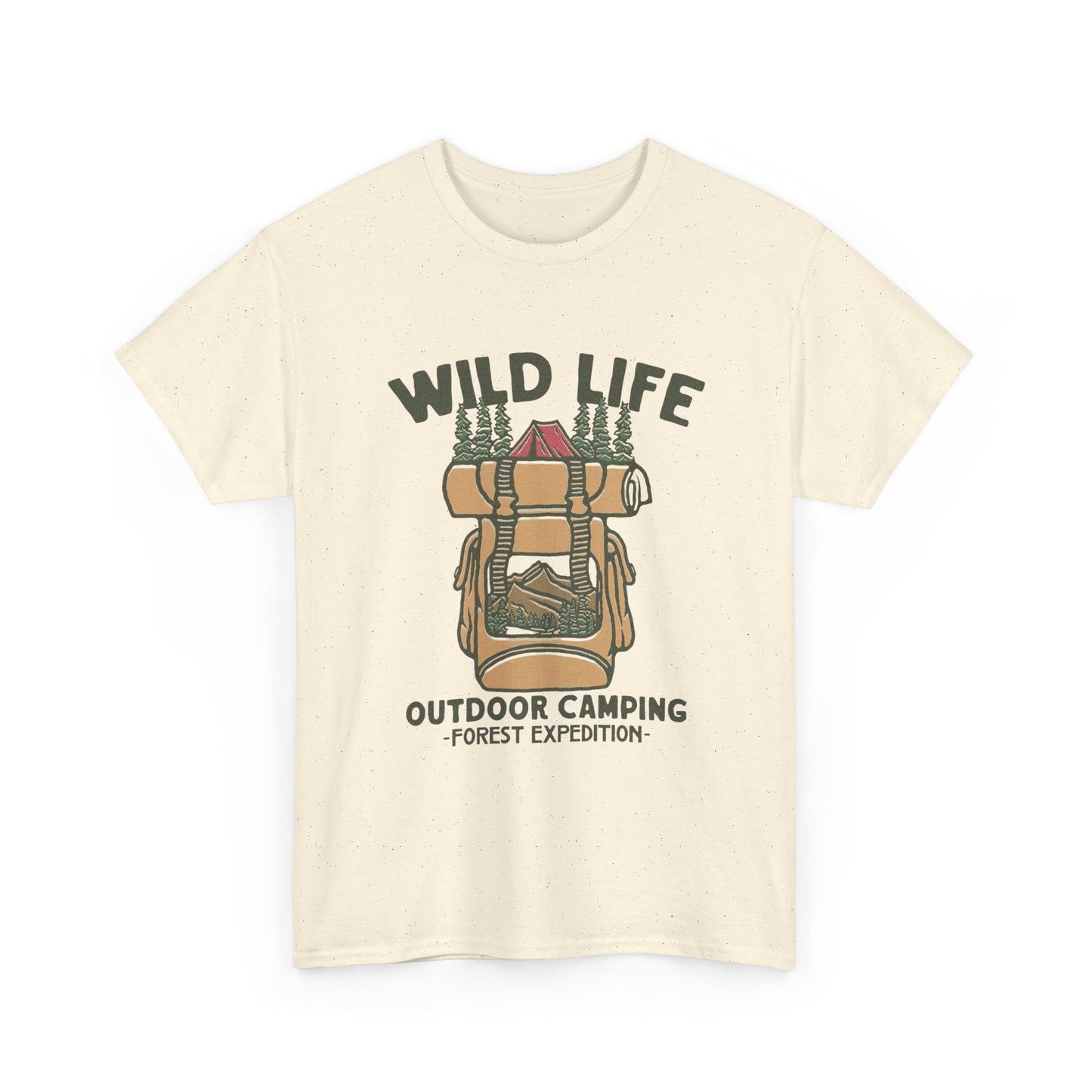 Wildlife Outdoor Camping Graphic T Shirt NEW Adult Tee