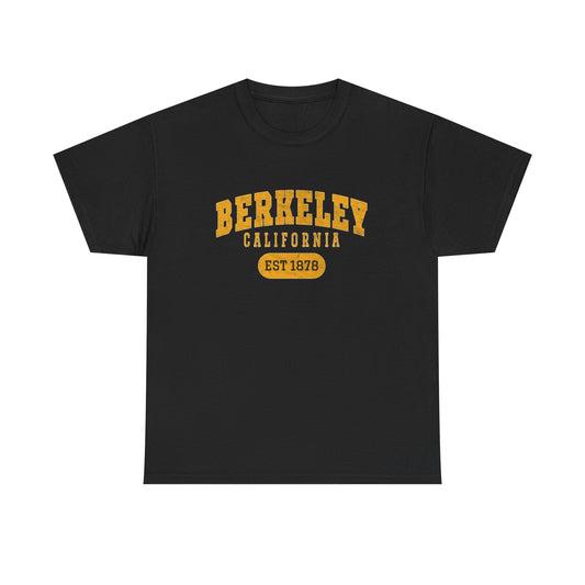 Berkeley California Retro Graphic T Shirt Men's Heavy Cotton Tee - Quality - Modern True to Size