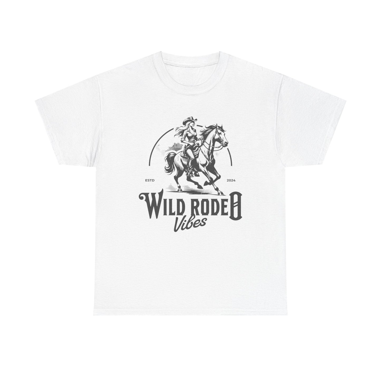 Wild Rodeo Cowgirls Graphic T Shirt Women's Vintage Retro Cotton Tee