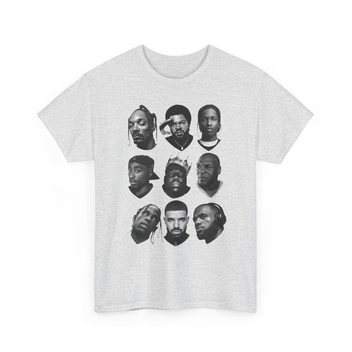 Hip Hop Legends Rap Vintage Graphic T Shirt NEW Unisex Heavy Cotton Tee