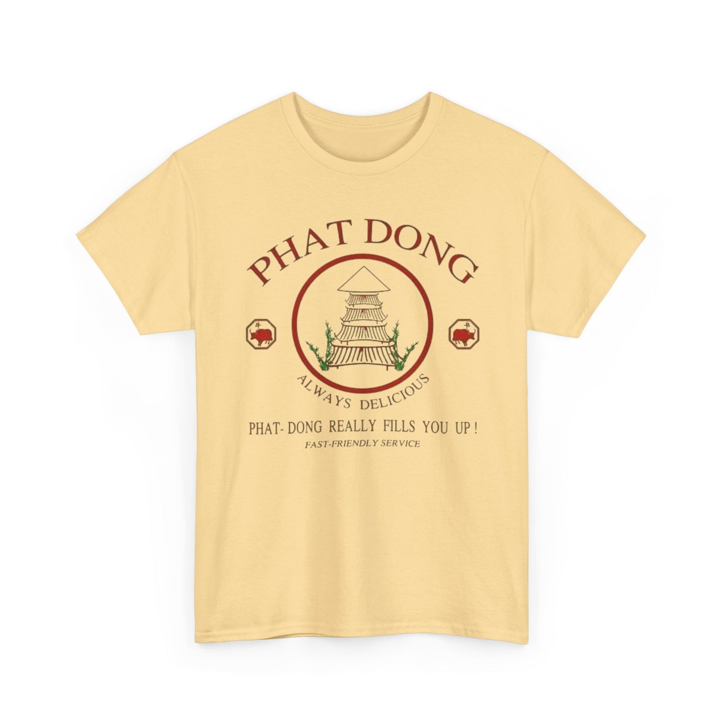 Phat Dong Funny Chinese Food Graphic T-Shirt Gift NEW Jokes  Heavy Cotton Tee