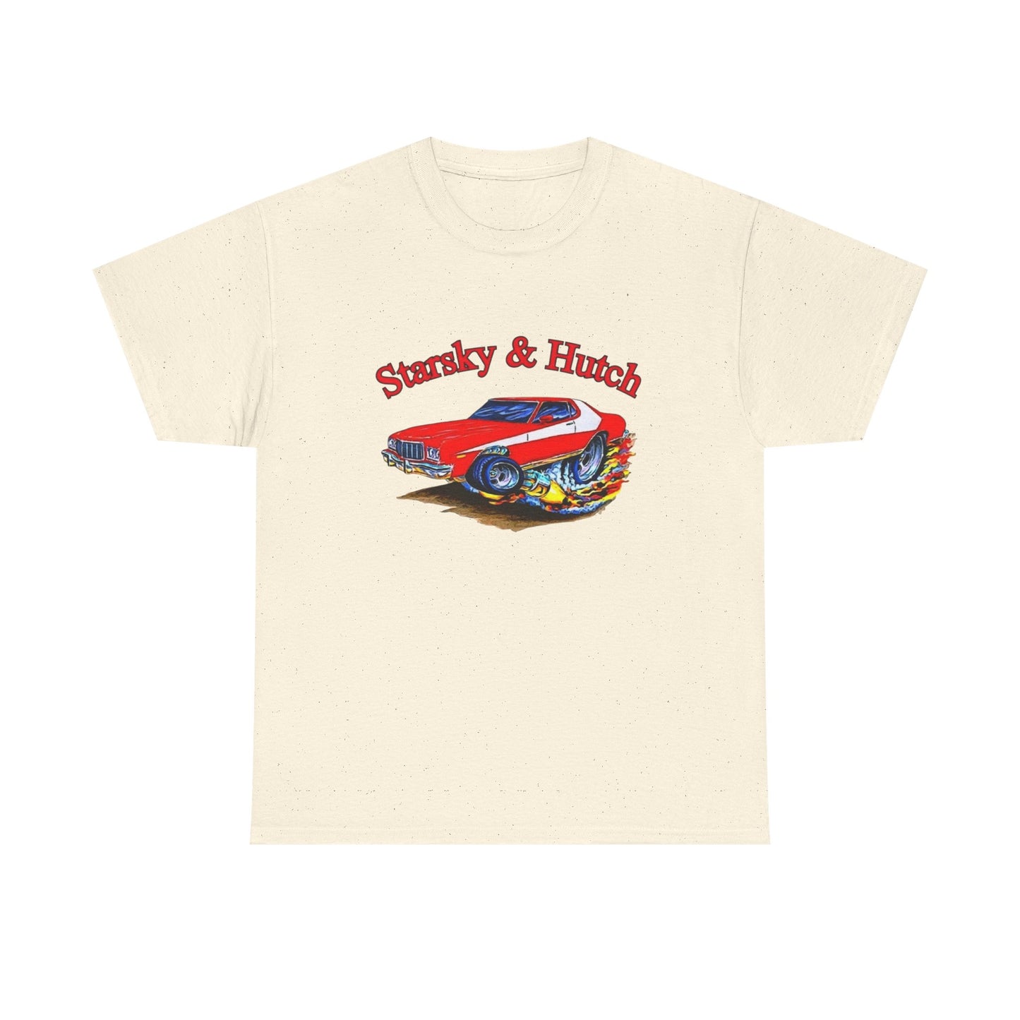 Starsky And Hutch Funny Vintage Graphic T Shirt Unisex Heavy Cotton Tee