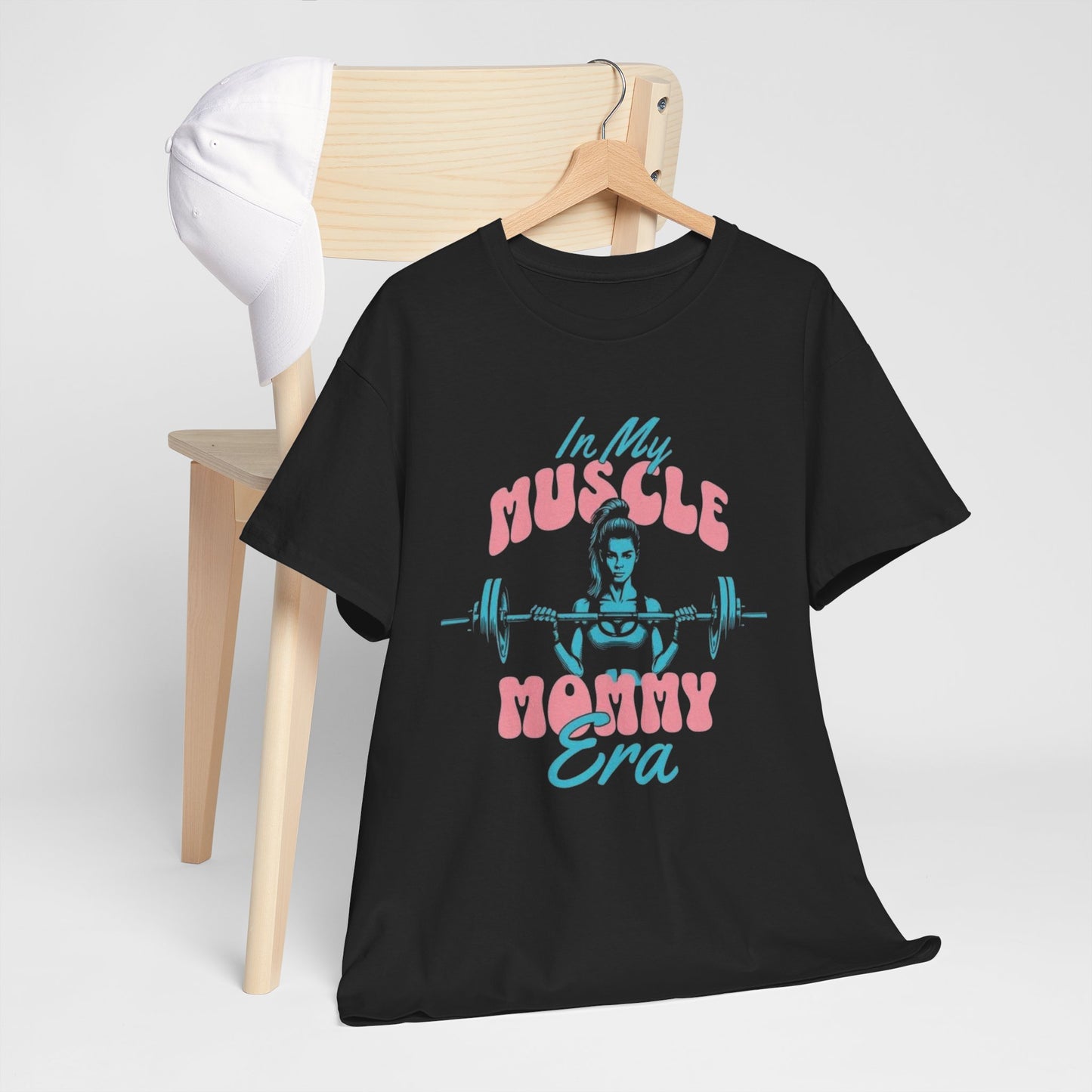GYM Muscle Mommy Era Retro Graphic T Shirt Heavy Cotton Tee NEW ADULT UNISEX