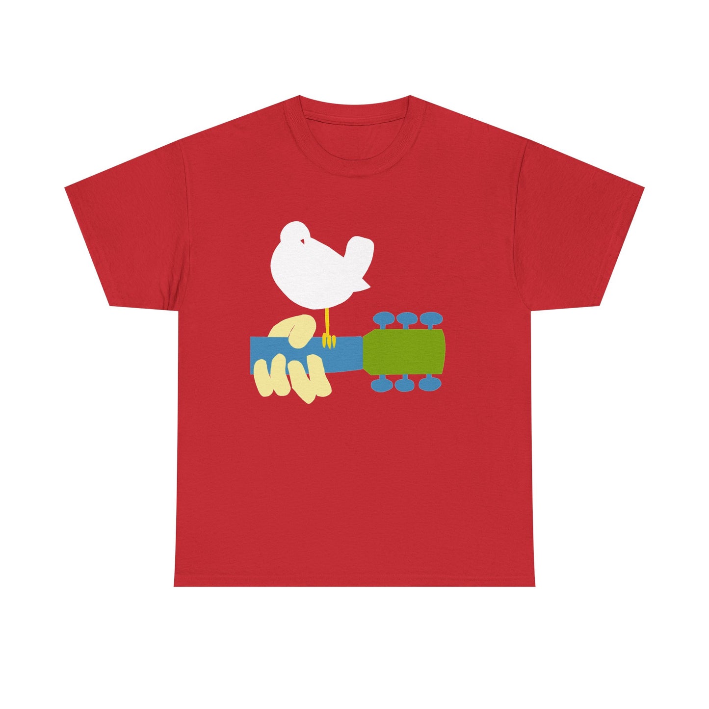 Woodstock Graphic T Shirt Vintage Logo Hippie Groovy Unisex Heavy Cotton Tee