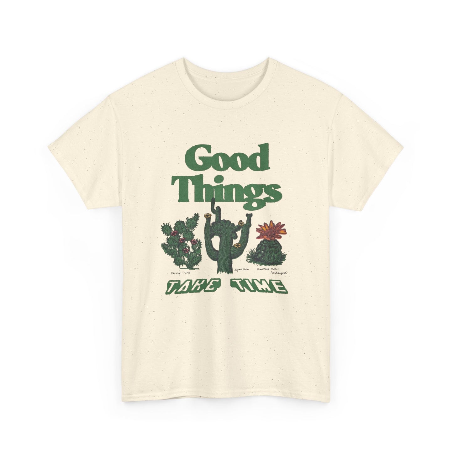 Good Things Take Time Graphic T Shirt Unisex Heavy Cotton Tee Gift Vintage