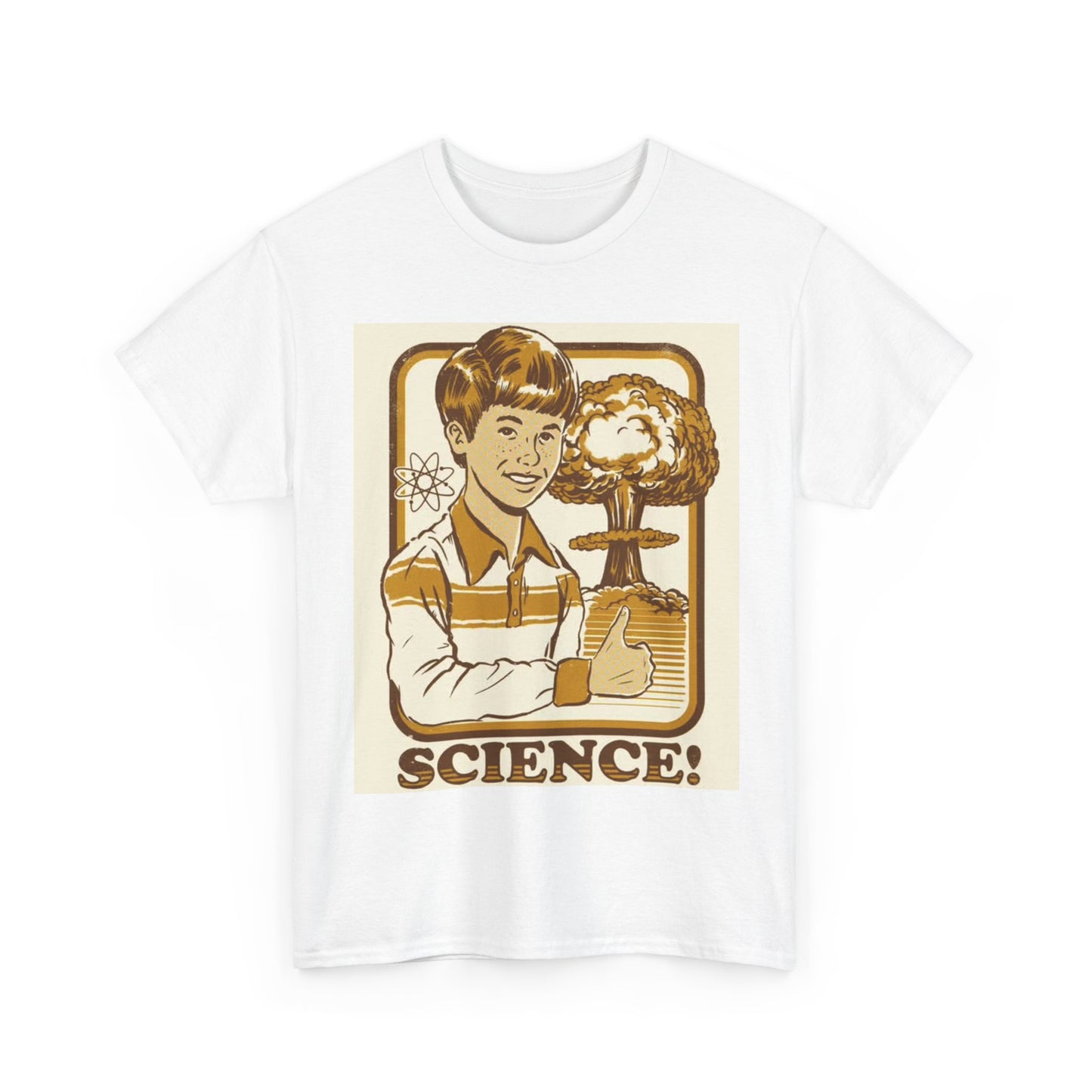 Funny Science TShirt Vintage look Science class 70s Unisex Heavy Cotton Tee