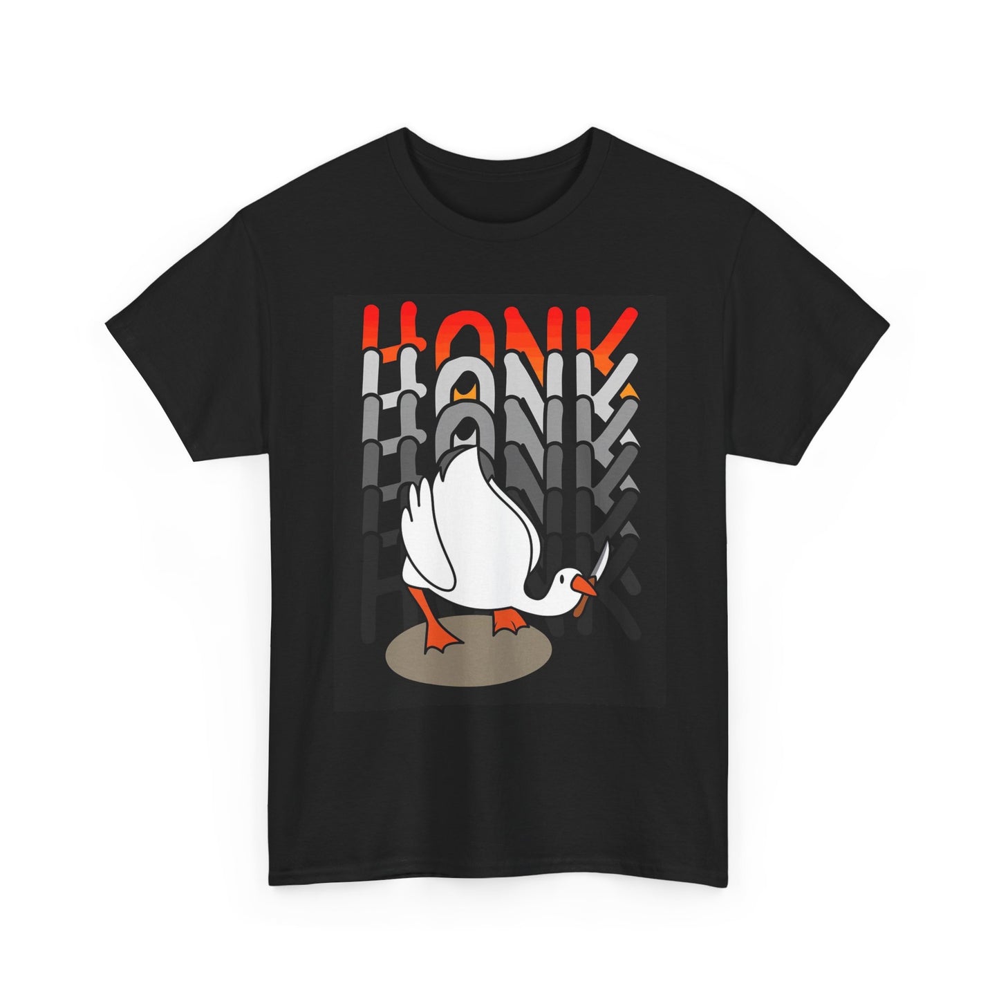 Funny Duck Graphic T Shirt Murder Honk Unisex Heavy Cotton Tee