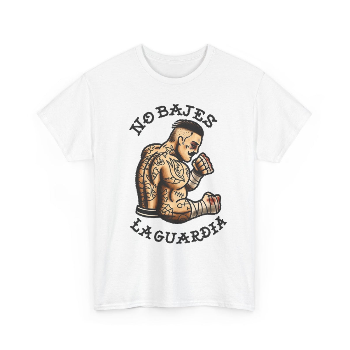 No Rules Luchador Tattoo Graphic T-Shirt Men's Tee