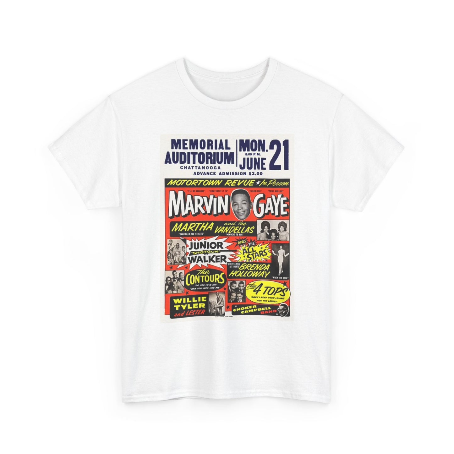 Marvin Gaye Vintage Graphic T Shirt S-5XL NEW Unisex Cotton Tee