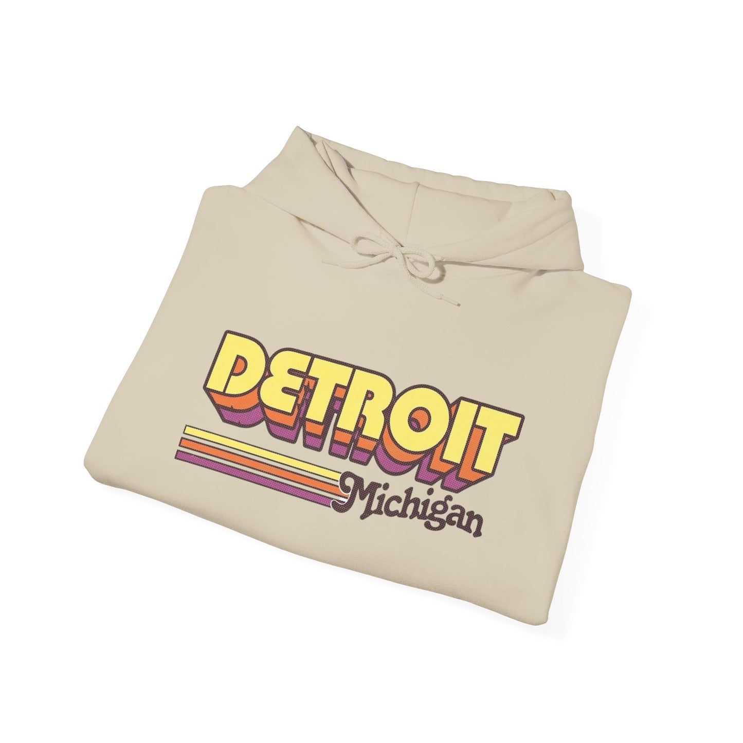 Detroit Michigan Graphic Hoodie Heavy Blend™ NEW Sweatshirt
