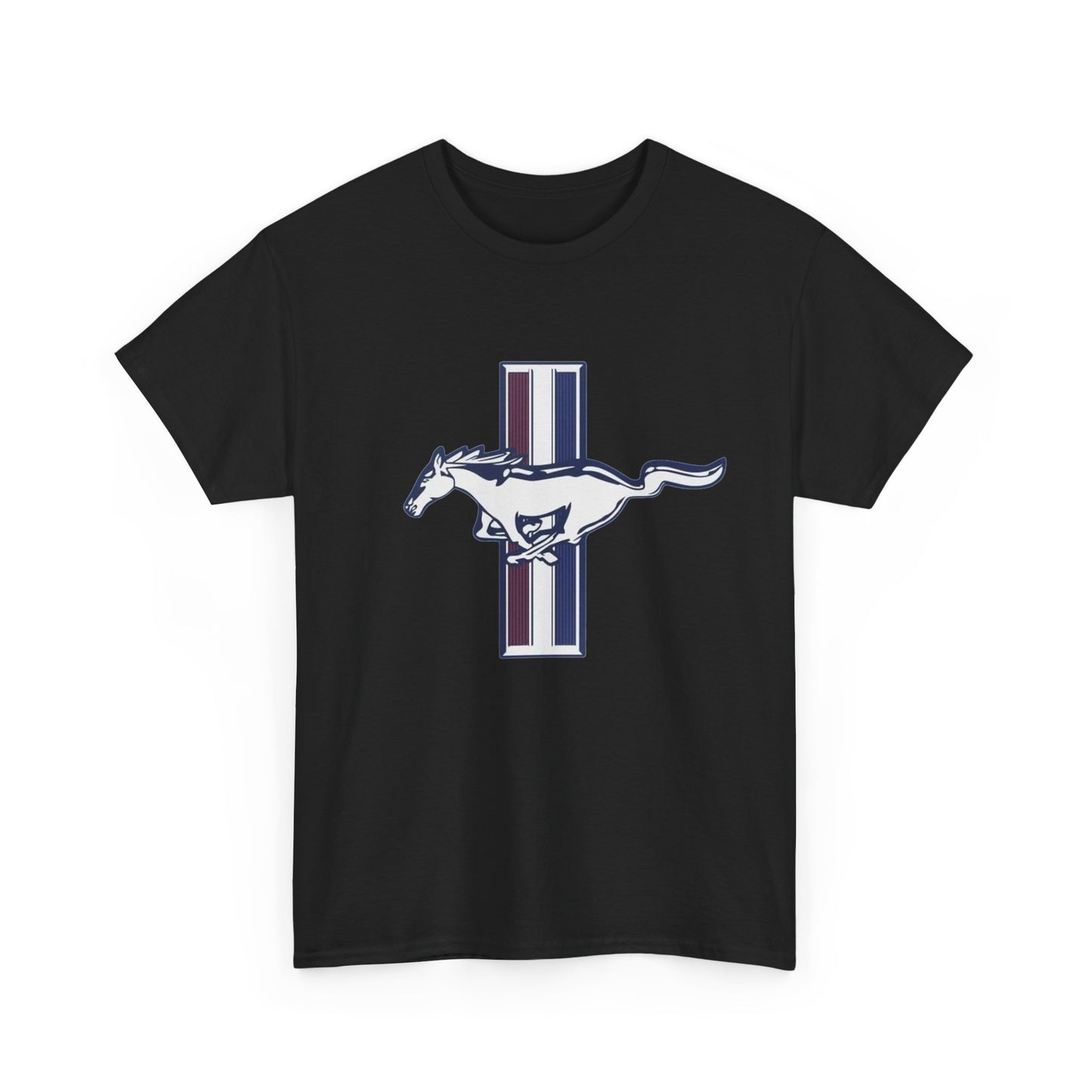 Mustang Muscle Car Graphic T Shirt Vintage Ford Unisex Heavy Cotton Tee