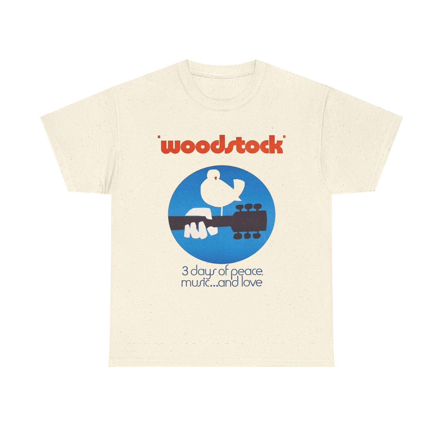 Woodstock Music Love Peace 69 Graphic T-Shirt Cotton Tee New Gift Vintage