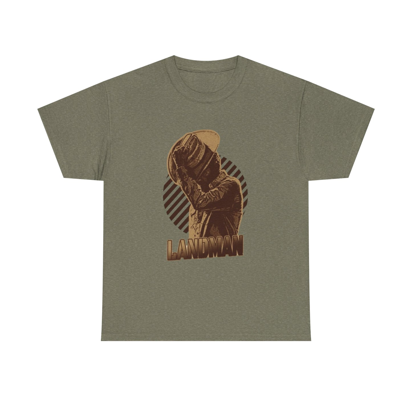 Landman Retro Texas Oil Graphic T Shirt NEW Unisex Heavy Cotton Tee