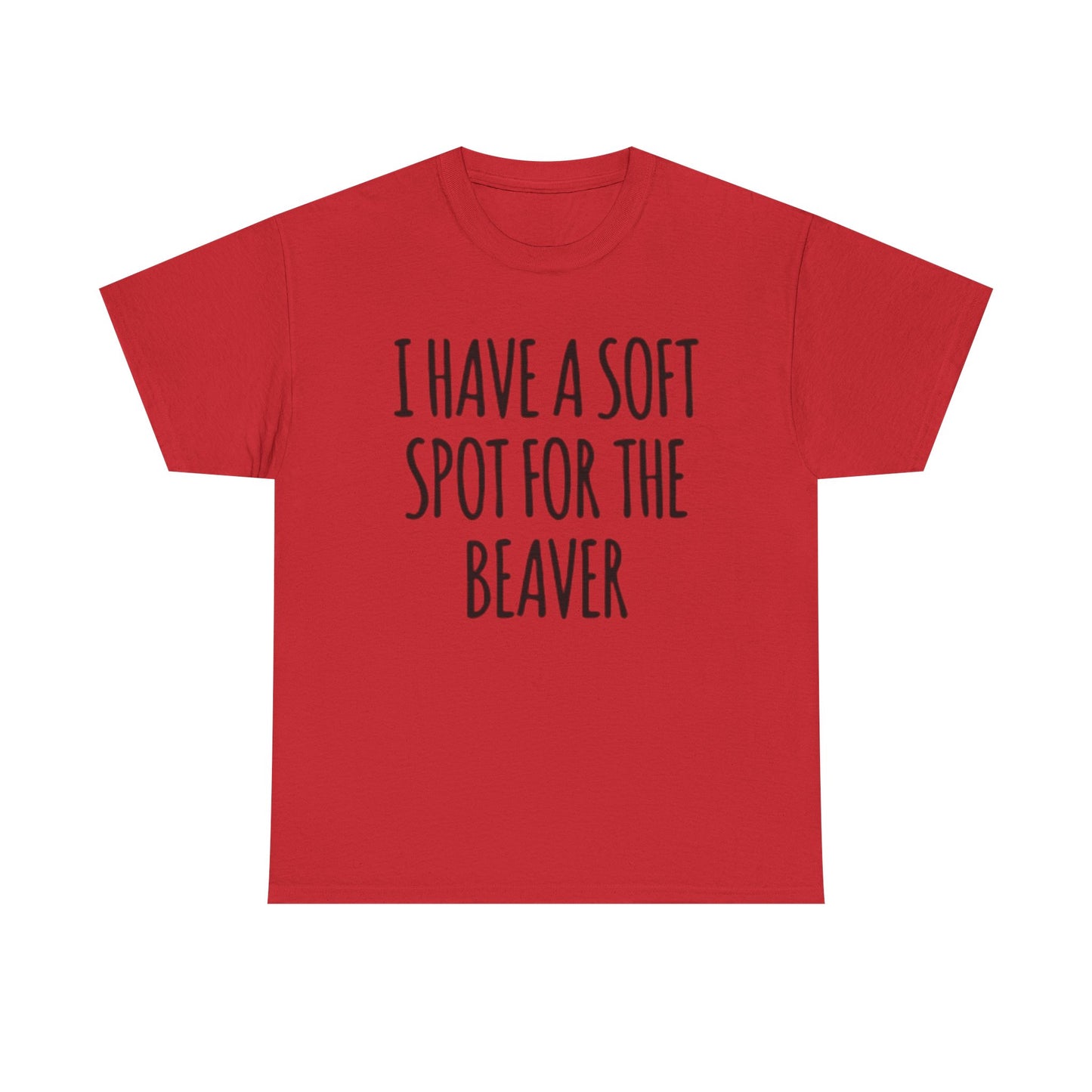 Soft Spot For The Beaver T Shirt Funny Sex Graphic Jokes Unisex Heavy Cotton Tee